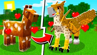 🐴 Como pegar o CAVALO VOADOR COM ASAS no MINECRAFT