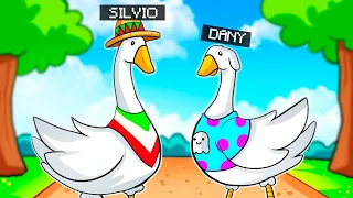 2 GANSOS MUY TONTOS dominaran EL MUNDO 😂🦆 SILVIOGAMER PANCRACIO y DANY