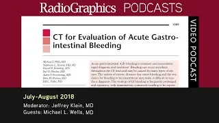 CT for Evaluation of Acute Gastrointestinal Bleeding