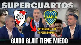 Se viene el Boca- River y Guido Glait intenta disimular lo cagado que está !!!