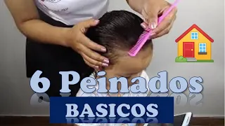 6 Peinados BASICOS para niñas - PARA ESTAR EN CASA #YoMeQuedoEnCasa - Mapi Tips