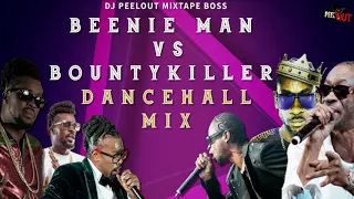 Beenie Man Vs Bounty Killer | Old School Dancehall Mix 90's - 2000's Face Off | DjPeelout 8765765245