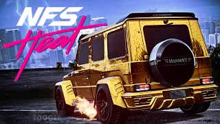 LUXURY GOLD G63 AMG Tuning - NEED FOR SPEED HEAT