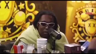 Takeoff gets his flowers before passing away.. Drink Champs