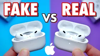 FAKE VS REAL Apple AirPods Pro 2 USB-C - Buyers Beware - Perfect Clone!