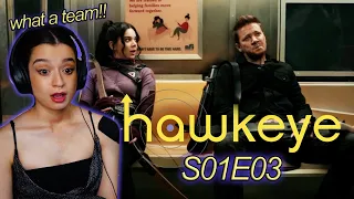 Hawkeye S01E03 "Echoes" Reaction & Review / they work so WELL as a team!!!