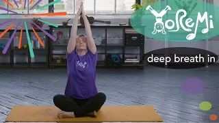 Deep Breath In (Body Warm Up) | Kids Music, Yoga, and Mindfulness with Yo Re Mi