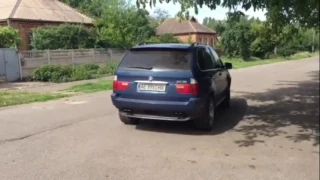 Вырезали катализатор в BMW X5 мотор 4.4 (m62b44)