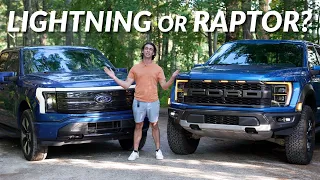 2022 Ford F-150 Lightning vs 2022 Ford F-150 Raptor | EV or ICE, No Wrong Choice!