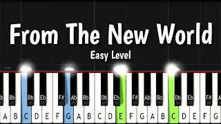 From The New World Symphony - Largo (Dvorak) Piano Tutorial - Beginner