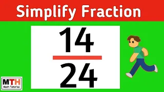 How to simplify the fraction 14/24 | 14/24 Simplified