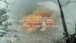 As long as You love Me_Backstreet Boys_Cover Dave Moffatt & Jonah Baker_(Lyrics video)