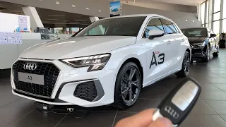 New AUDI A3 Sportback 2020 (S Line) - FIRST LOOK exterior, interior & ambient lights (35 TFSI)