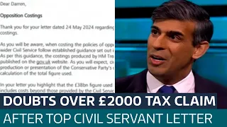 Labour and Tories clash over £2,000 tax claim - so who is right? | ITV News