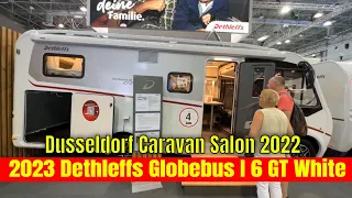 2023 Dethleffs Globebus I 6 GT White Interior and Exterior Duseldorf Caravan Salon 2022