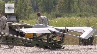 Shadow 200 RQ-7 UAV Launch