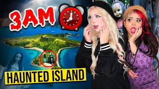 Spending 24 Hours OVERNIGHT on A CURSED HAUNTED ISLAND...(*TERRIFYING*)