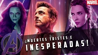 Las MUERTES más TRISTES E INESPERADAS del UCM: Hasta Avengers Endgame