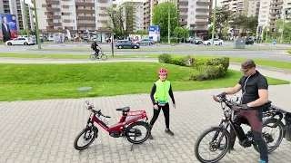 eBike Traffic - o pedala prin Brasov impreuna cu fiica mea