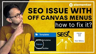 How to Fix the SEO Issue with Nav Menus in Off Canvas Pop Up Menus - Elementor Wordpress Tutorial