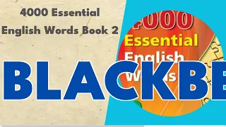 Blackbeard - 4000 Essential English Words Book 2