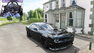 1100HP Dodge Demon - Forza Horizon 4 | Thrustmaster T300RS gameplay