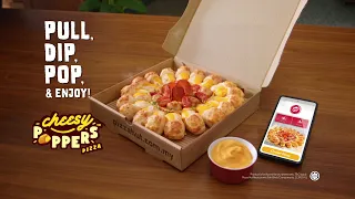 Pizza Hut Malaysia - Pull. Dip. Pop with the NEW Cheesy Poppers Pizza!