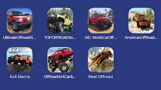 Ultimate Offroad Simulator,Top Offroad 4x4,World Car OffRoad Driving,4x4 Mania,Real Offroad,American