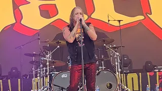 Sebastian Bach (Skid Row) In A Darkened Room Northern Lights Fest Escanaba Michigan July 21 2023