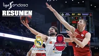 Real Madrid - Tecnyconta Zaragoza (98-96) RESUMEN // Jornada 16 Liga Endesa