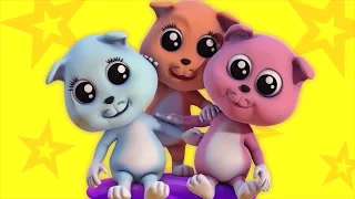 Three Little Kittens | kids rhymes | baby songs by Farmees