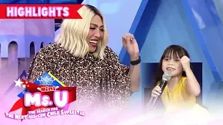 Vice expresses his fondness over Mini Miss U Natalie's dance steps | It's Showtime Mini Miss U