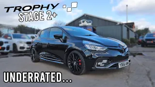 255BHP Stage 2+ Renault Clio RS Trophy Is SAVAGE + AKRAPOVIC Exhaust (POV DRIVE, REVIEW)