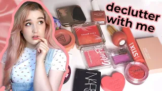 Declutter My Makeup With Me | Blush, Highlighter, Bronzer