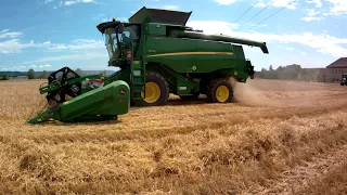 Žně 2021 | Ječmen/Barley | 2 kombajny v nasazení | Úsovsko a.s.