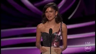 Zendaya Presents Best Cinematography Award at the 96th Annual Academy Awards