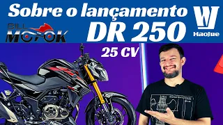 Sobre o lançamento da DR 250 2021 ABS da SUZUKI/HAOJUE #Billmotoka