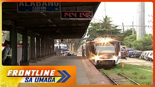 Alabang-Calamba-Alabang na biyahe ng PNR, itinigil muna | Frontline Sa Umaga