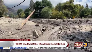 Deadly debris flow: Body found buried under mud and rocks in San Bernardino mountains