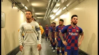 PES 2019 | Team NEYMAR-MESSI vs TEAM RONALDO-HAZARD | Barcelona vs Real Madrid
