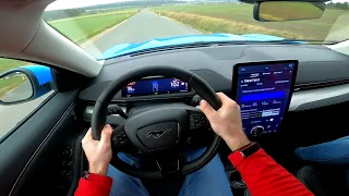 2021 Mustang Mach-E Standard Range  [ 198 kW - 269  HP ] POV Test Drive | 0-100 Acceleration