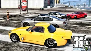 GTA 5 REAL LIFE MOD #620 - DRAG S2000!!! (GTA 5 REAL LIFE MODS) 600LT