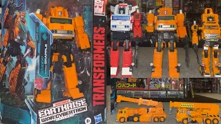 Transformers earthrise Grapple review. War for cybertron generations collection. G1 comparison WFC