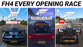 Forza Horizon 4 All Intros, Every Initial Drive in FH4, Fortune Island, LEGO Speed Champions