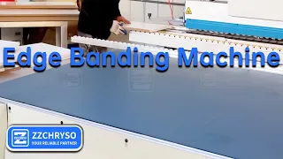 ZZCHRYSO Factory View of Wood CNC Edge Banding Machine for Panel Board Turnover Assembly Line