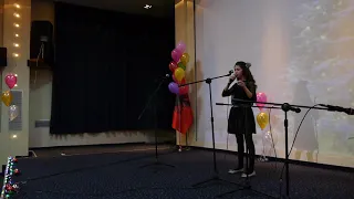 Trisiana Jata in her beginnings(11 years old) | My students' concert,live (2017) | The climb (cover)