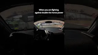 When you are fighting against double the horsepower