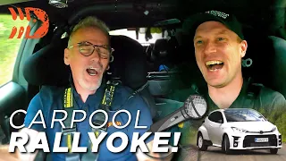 Toyota Carpool Rallyoke with Jari-Matti Latvala - Colin is Terrified!