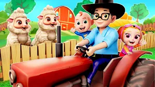 Old Macdonald had a Farm + Wheels On The Bus and More Nursery Rhymes - Kids Songs