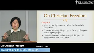 2020-08-16 On Christian Freedom | Ps. Kathleen Chye | English Service 11:30AM | EFCOS